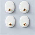 colorful Wall Hooks for DIY Projects - washroom Towel, Coats, Keys - Oval Adhesive Hooks hooks for Handmade Wall Hangers - Kids Room Decor